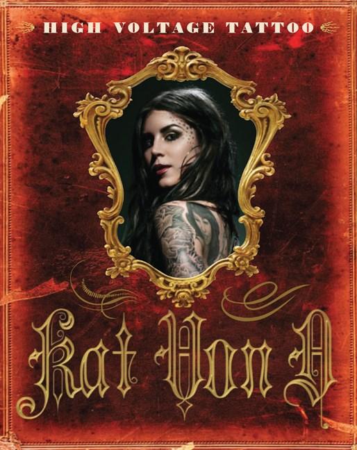 A somewhat gothic red cover with a gilt frame showing the author.